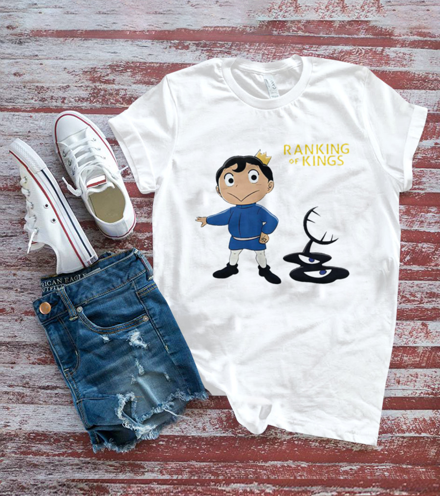 Ranking Of Kings Anime Character With Crown And Shadow Figure T-Shirt