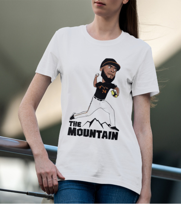 The Mountain Félix Bautista 74 Baltimore Orioles Pitcher T-Shirt