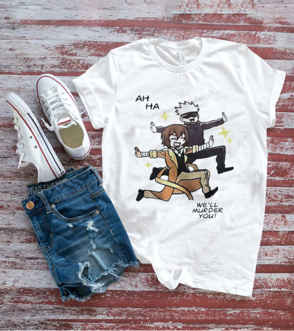 Ah Ha We’ll Murder You Cartoon Characters Dance Pose With Stars T-Shirt