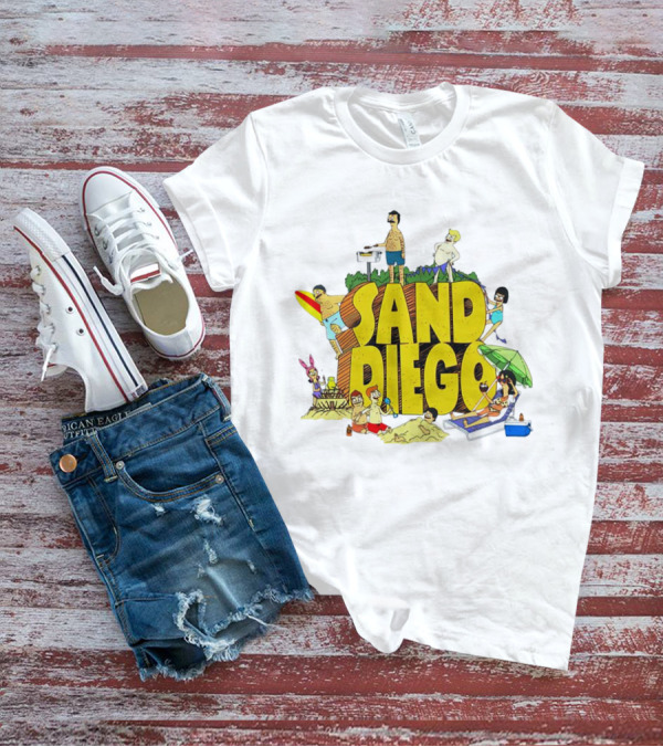 Bob's Burgers Sand Diego Beach Fun San Diego T-Shirt