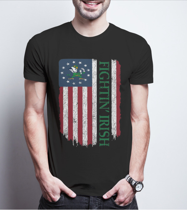Fightin’ Irish Betsy Ross Flag T-Shirt