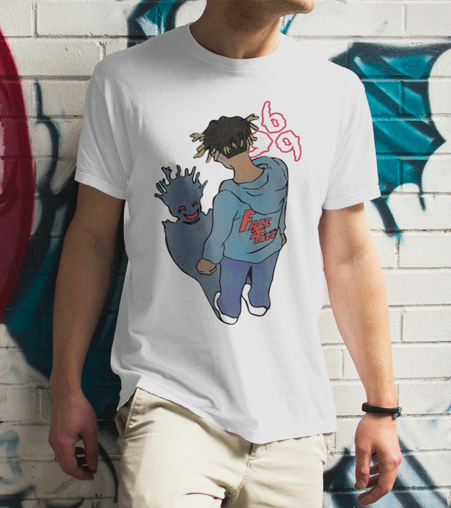 Juice WRLD Reflection Face 999 Hoodie And Shadow T-Shirt