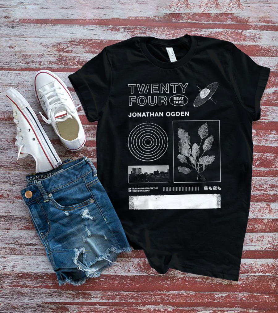 Twenty Four Beat Tape Jonathan Ogden 24 Tracks Based On The 24 Hours In A Day T-Shirt