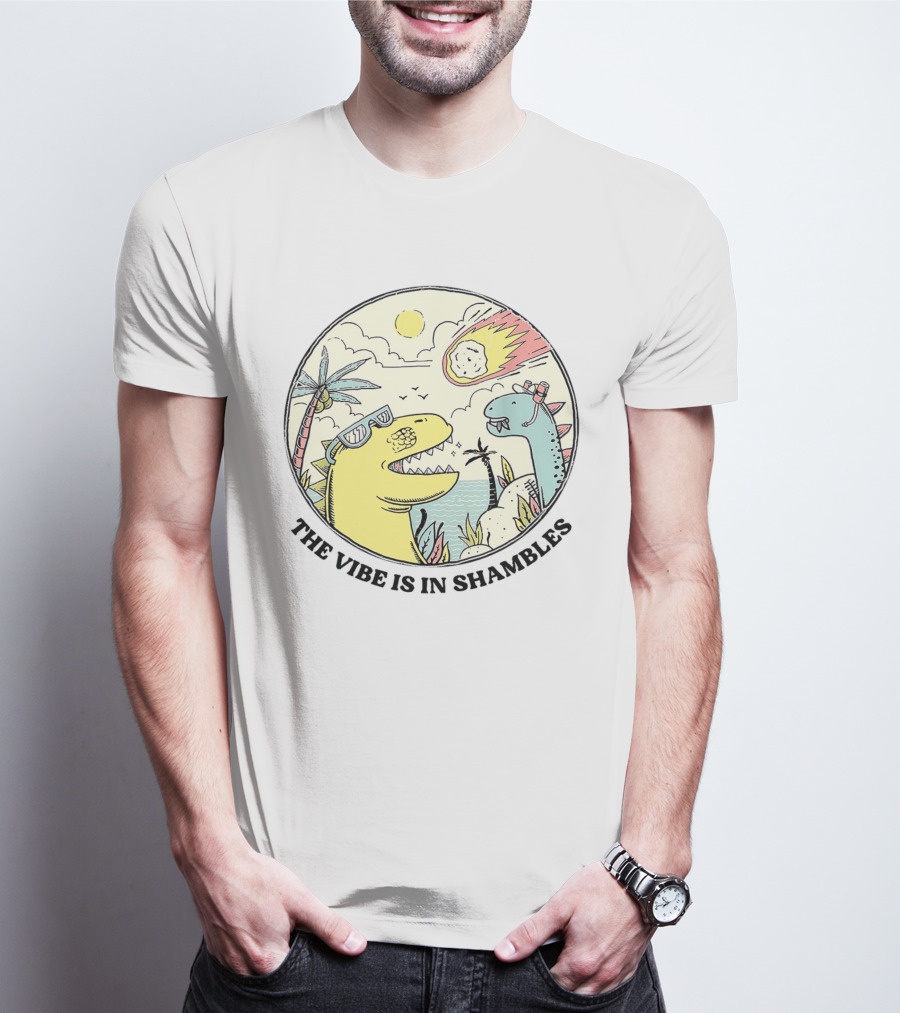 Dinosaur Meteor Impact Vibe Is In Shambles T-Shirt