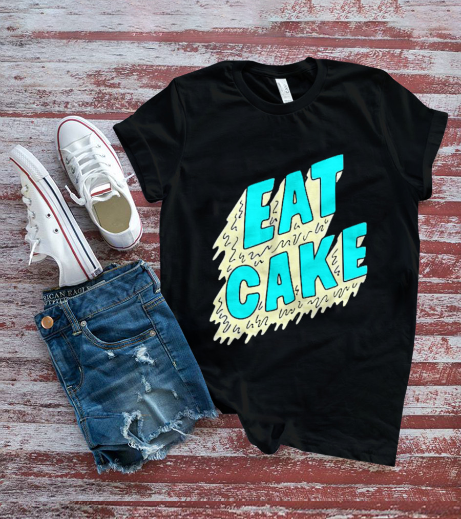 Eat Cake Retro T-Shirt