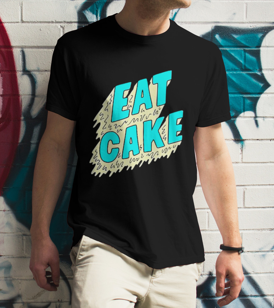 Eat Cake Retro T-Shirt