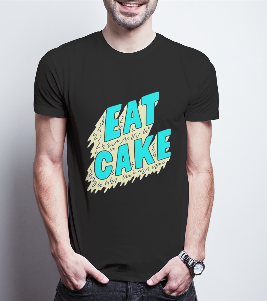 Eat Cake Retro T-Shirt