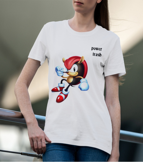 Mighty The Armadillo Power Trash Fist Ready T-Shirt