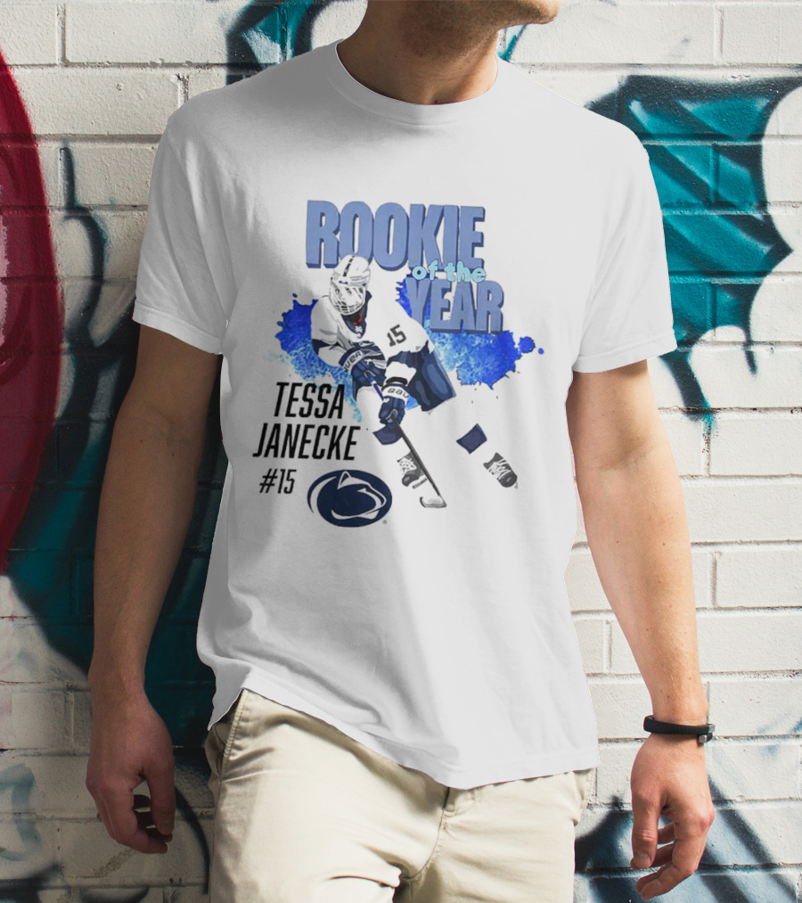Tessa Janecke #15 Rookie Of The Year Hockey Player T-Shirt