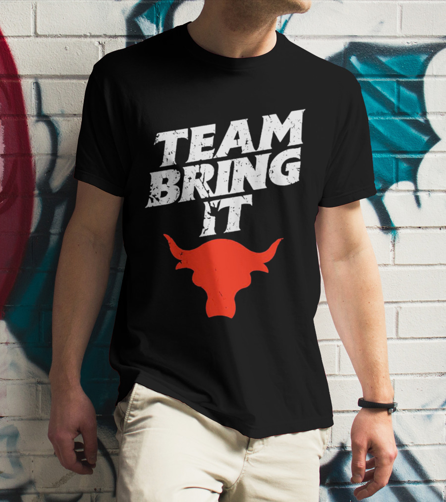 Team Bring It The Rock Bull T-Shirt