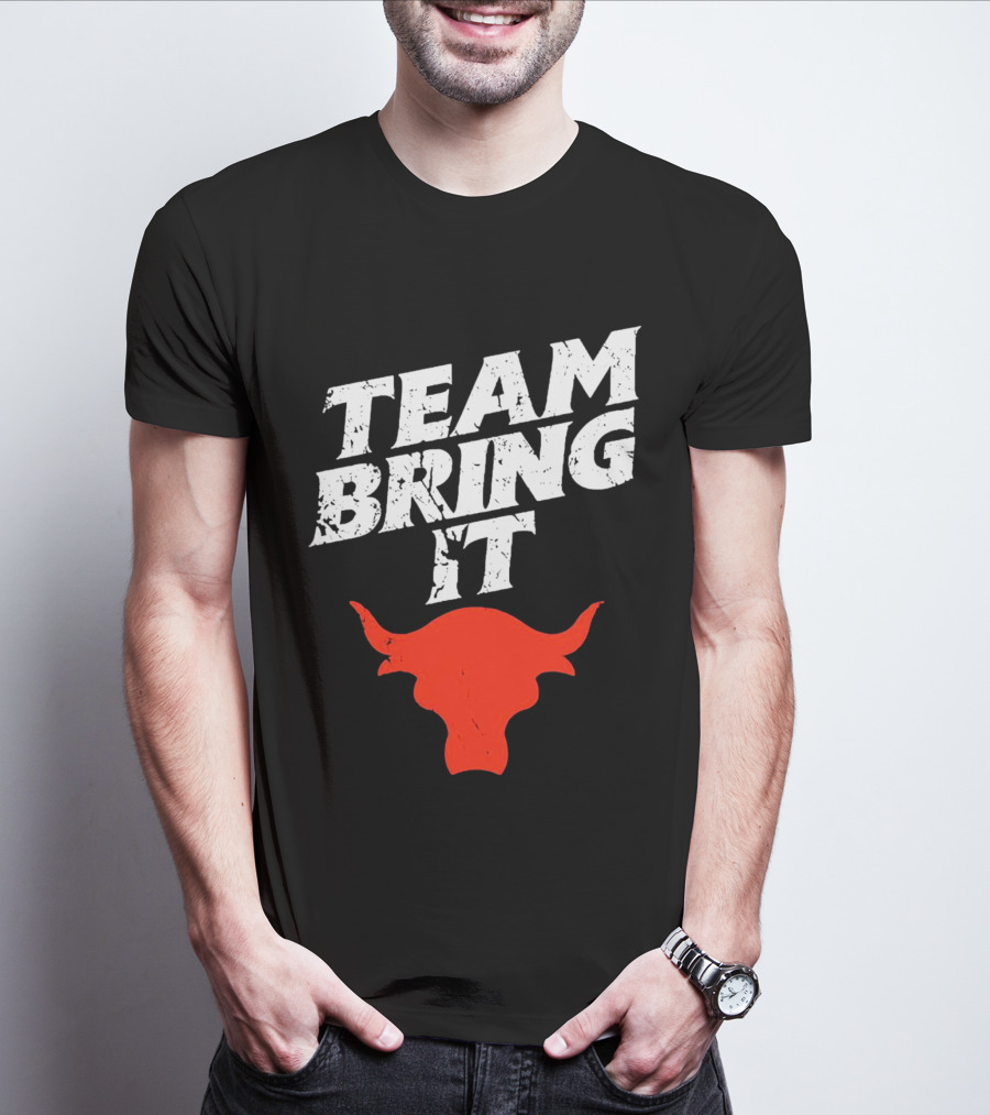 Team Bring It The Rock Bull T-Shirt