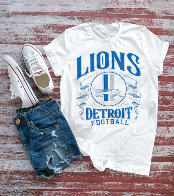 Detroit Lions Football Go Lions Est 1934 T-Shirt