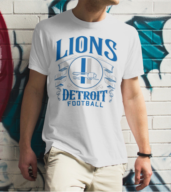 Detroit Lions Football Go Lions Est 1934 T-Shirt