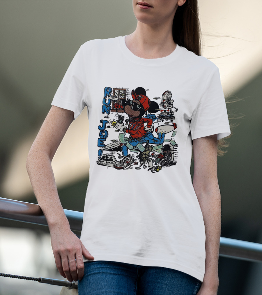RUN JOE Run D.M.C. Mickey Mouse T-Shirt