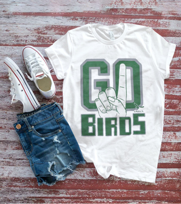Philadelphia Eagles Go Birds Finger Gesture T-Shirt