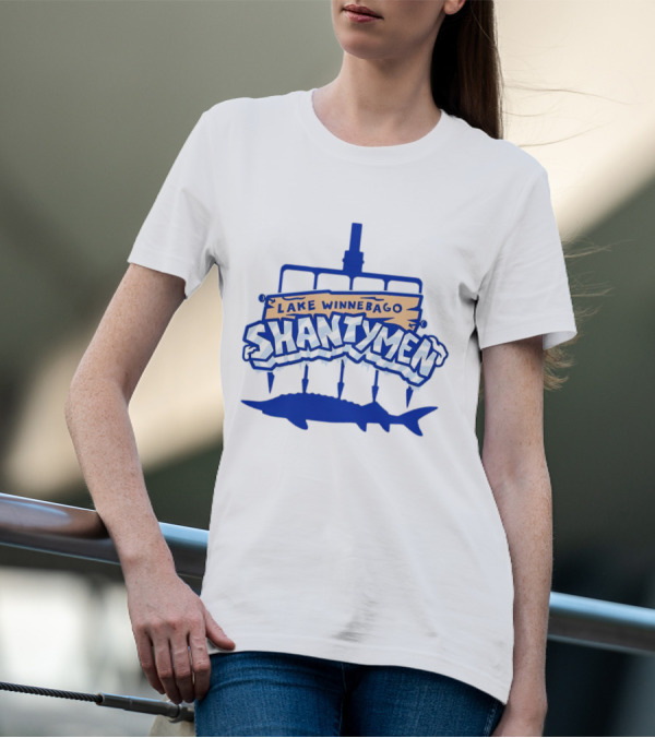 Lake Winnebago Shantymen Ice Fishing Spear T-Shirt