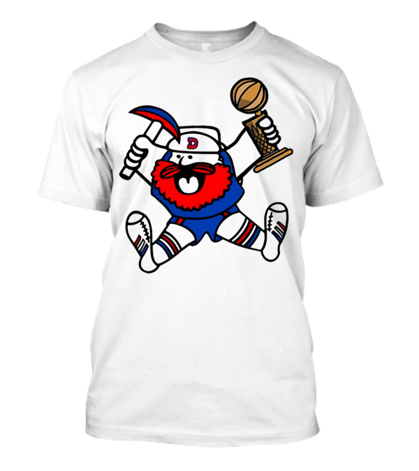 Denver Nuggets Maxie Miner Holding Championship Trophy Finals T-Shirt
