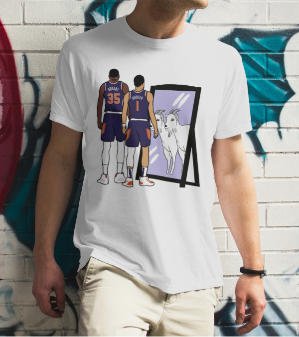 Kevin Durant 35 Devin Booker 1 Mirror Goats T-Shirt