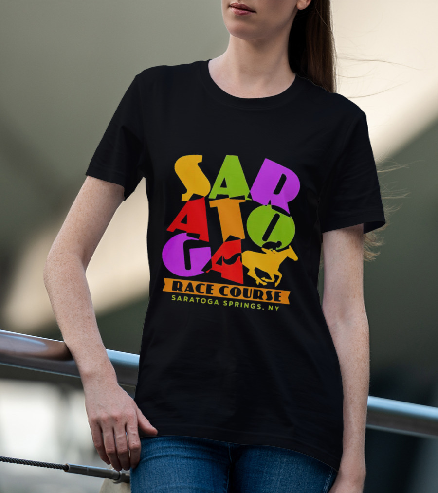 Saratoga Springs NY Race Course Horse Racing Saratoga T-Shirt
