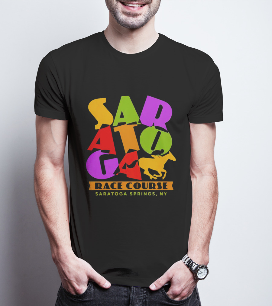 Saratoga Springs NY Race Course Horse Racing Saratoga T-Shirt