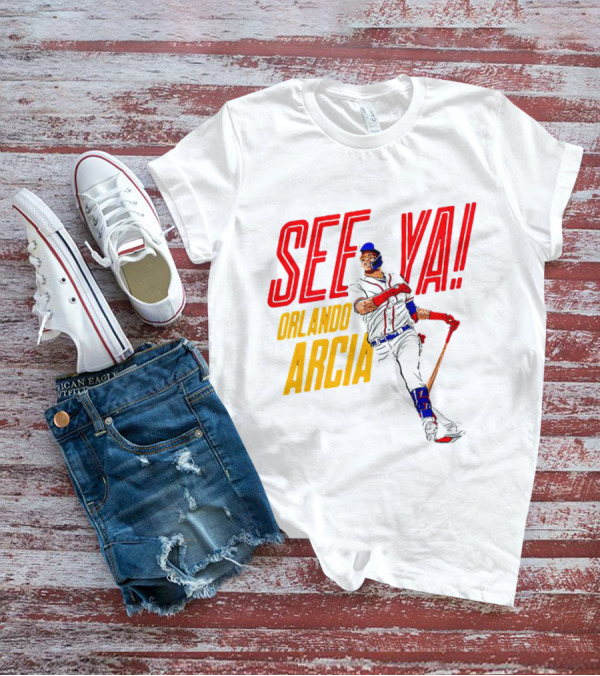 Orlando Arcia See Ya Atlanta Braves MLBPA T-Shirt