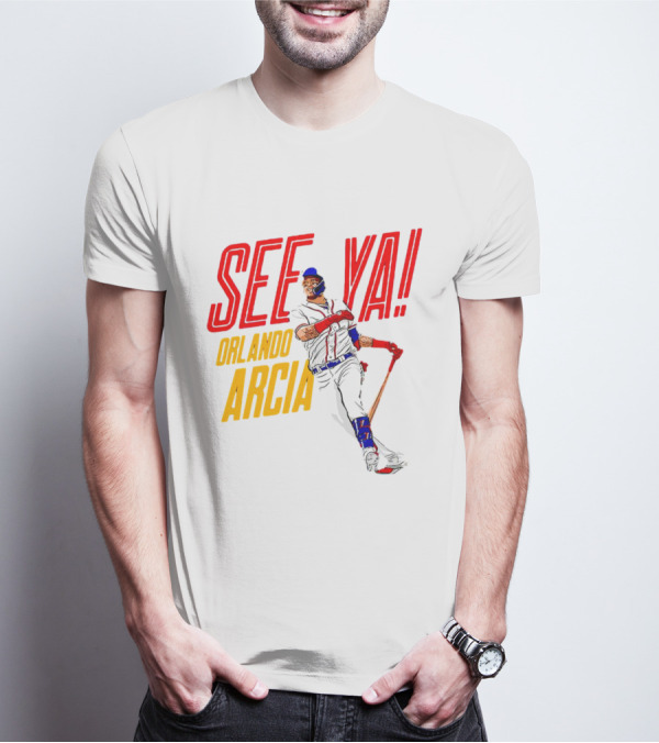Orlando Arcia See Ya Atlanta Braves MLBPA T-Shirt