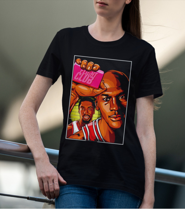 Flight Club Kobe Bryant Michael Jordan Basketball Legends T-Shirt