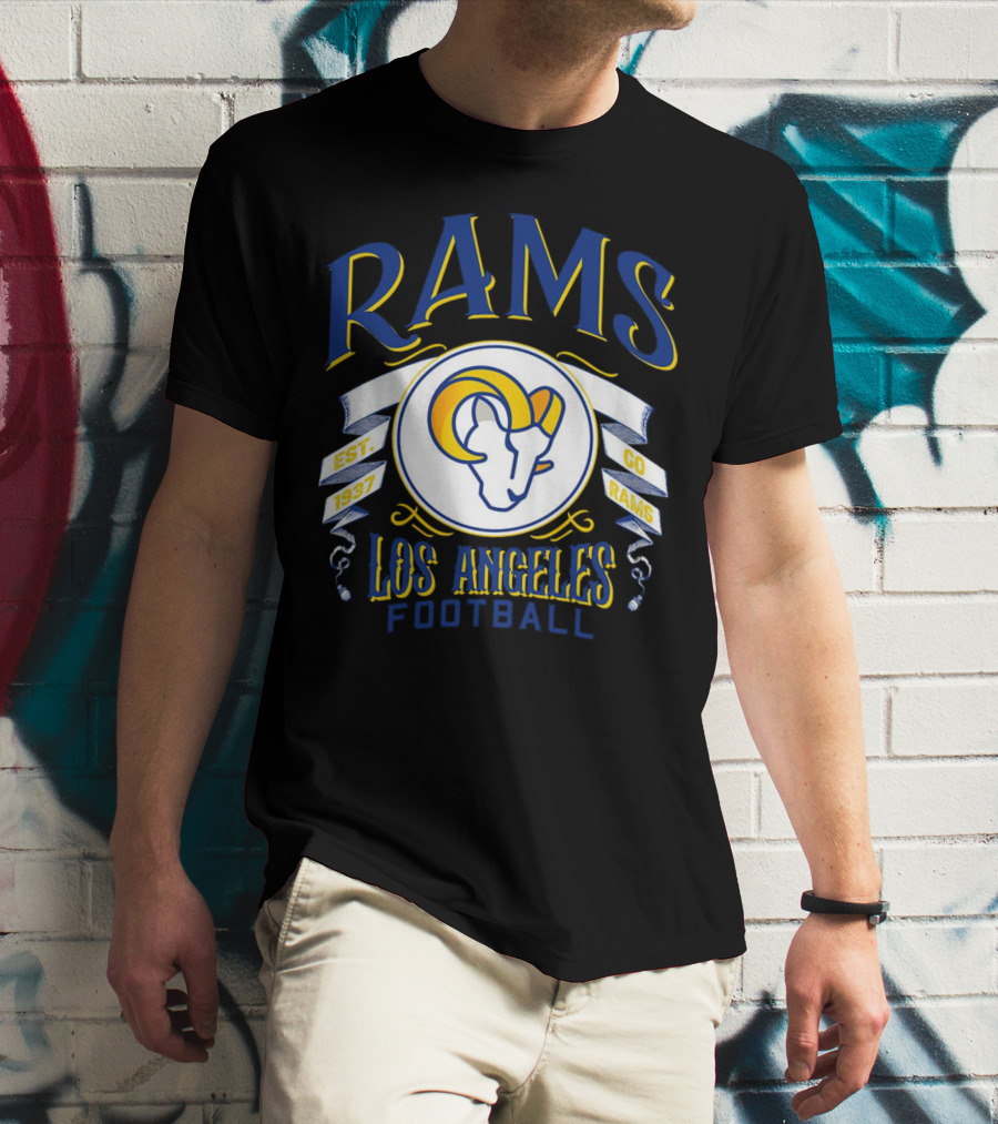 Rams Los Angeles Football Go Est 1937 T-Shirt