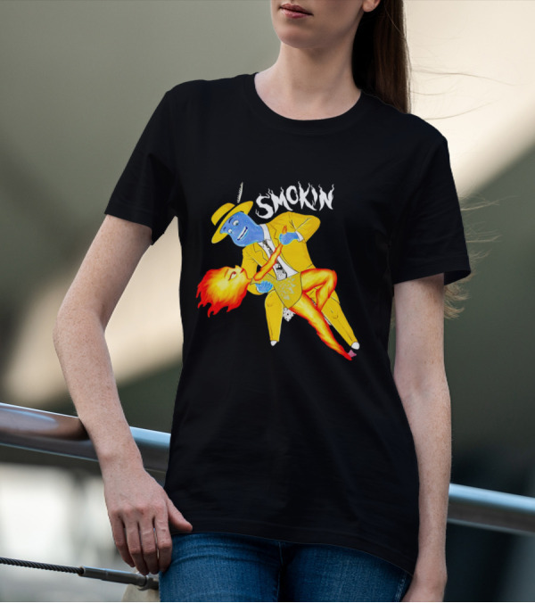 Smokin Ember Lumen Dancing With Lake Ripple In Yellow Suit T-Shirt
