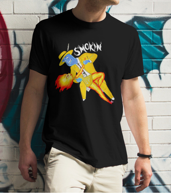 Smokin Ember Lumen Dancing With Lake Ripple In Yellow Suit T-Shirt