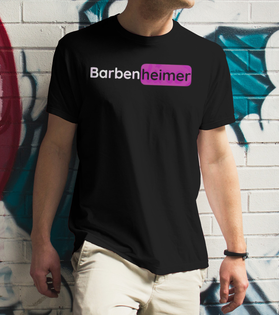 Barbenheimer Barbie Vs Oppenheimer Movie Mashup T-Shirt