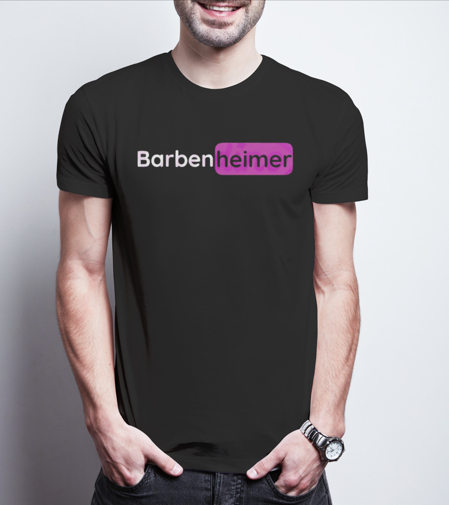 Barbenheimer Barbie Vs Oppenheimer Movie Mashup T-Shirt
