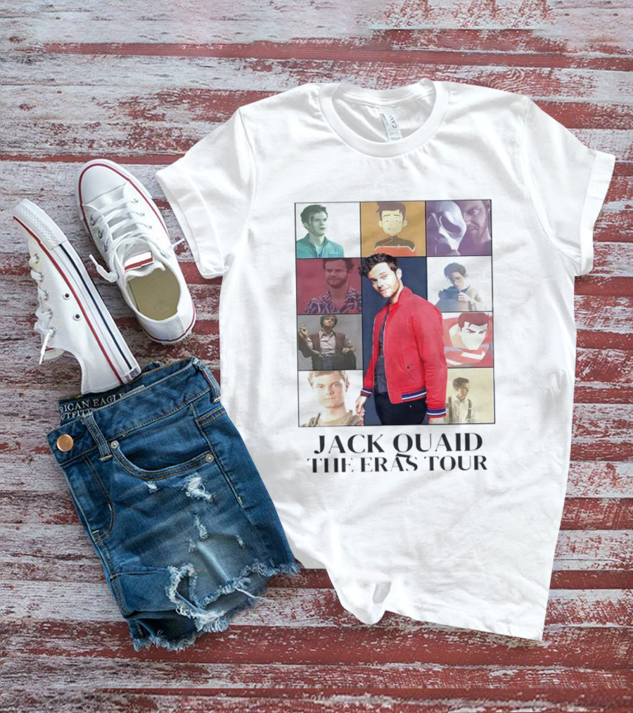 Jack Quaid The Eras Tour Collage With Characters And Styles T-Shirt