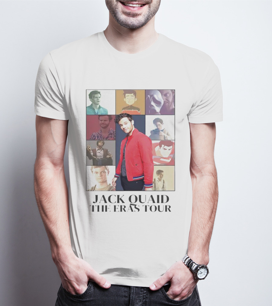Jack Quaid The Eras Tour Collage With Characters And Styles T-Shirt