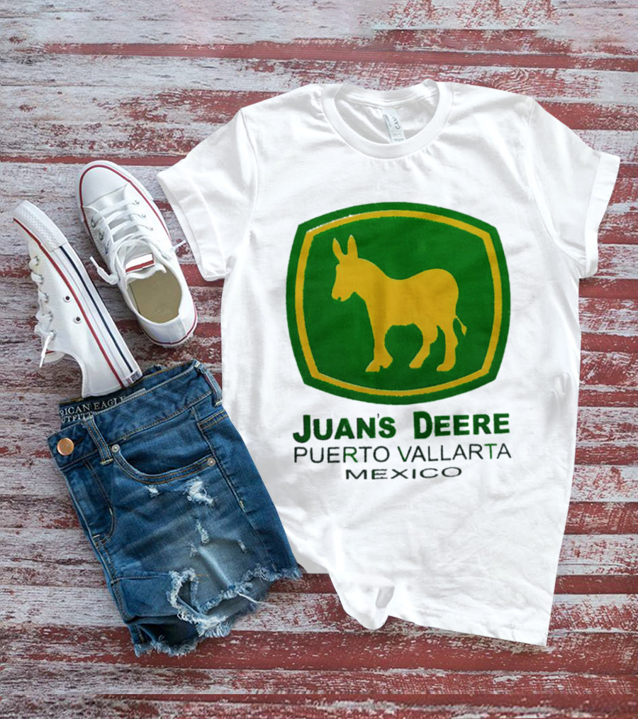 Juans Deere Puerto Vallarta Mexico Donkey T-Shirt