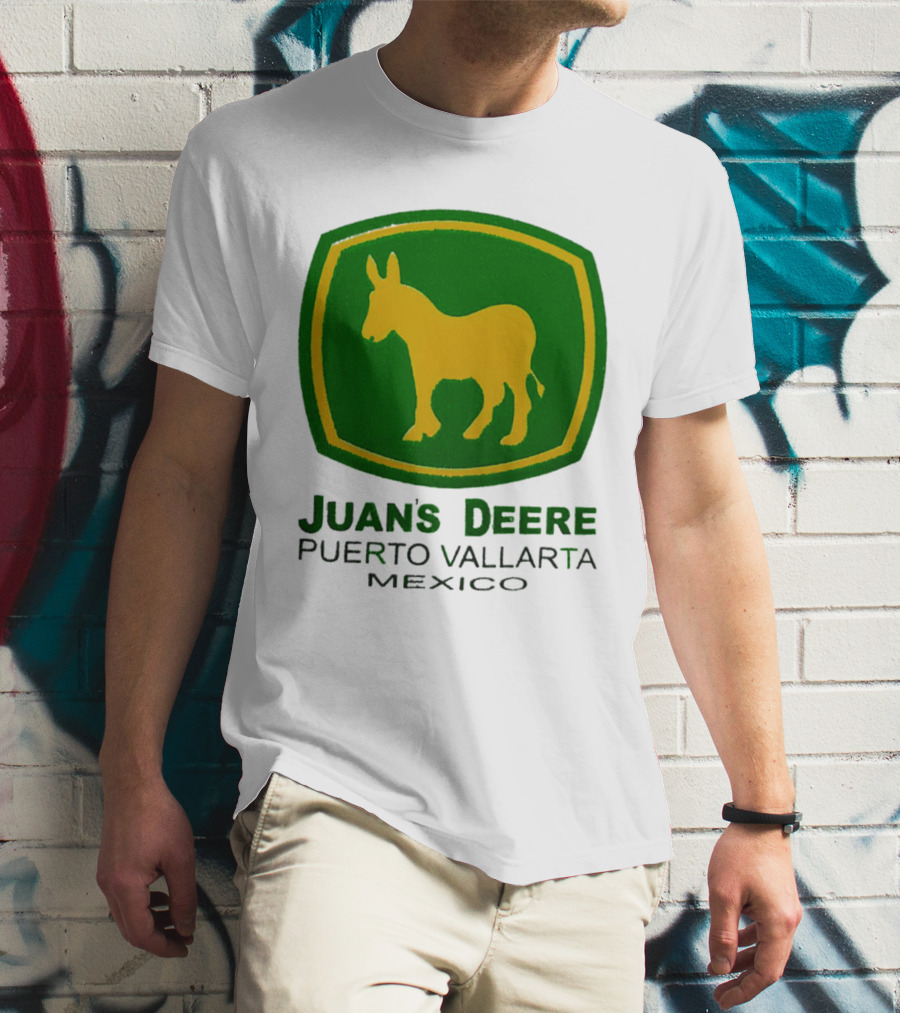 Juans Deere Puerto Vallarta Mexico Donkey T-Shirt