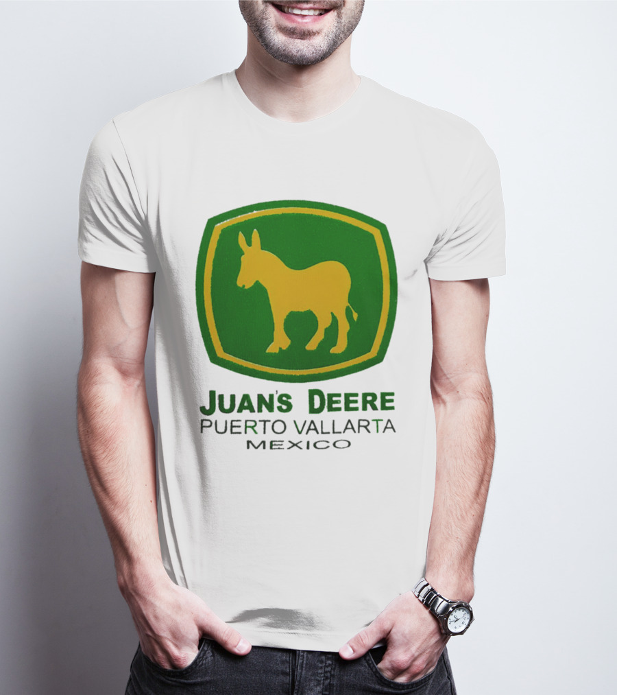 Juans Deere Puerto Vallarta Mexico Donkey T-Shirt