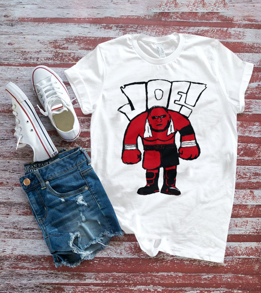 Samoa Joe Cartoon Graphic All Elite Wrestling AEW T-Shirt