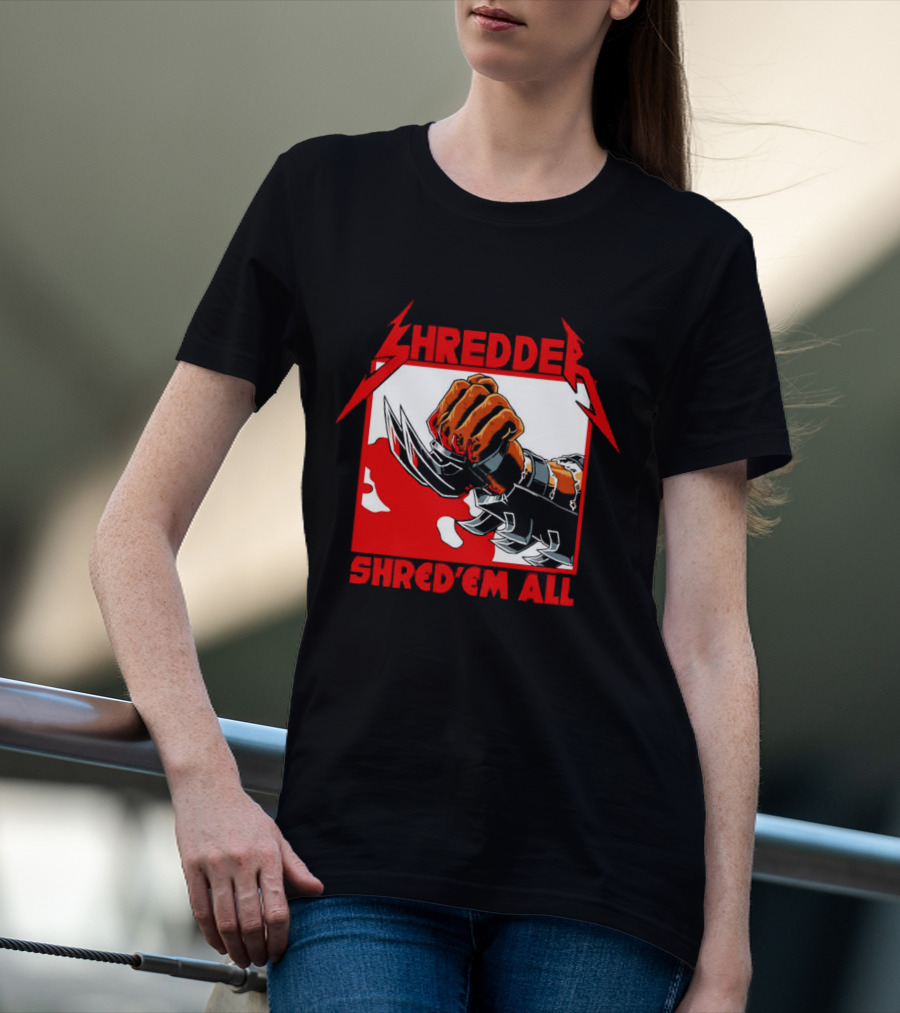 Shredder Shred ‘Em All Metal Fist T-Shirt