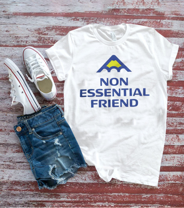 Non Essential Friend Inverted Bat T-Shirt