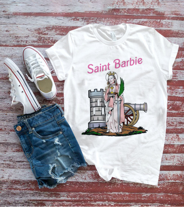 Saint Barbie Tower And Cannon Iconic T-Shirt