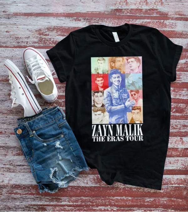 Zayn Malik The Eras Tour Colorful Collage T-Shirt