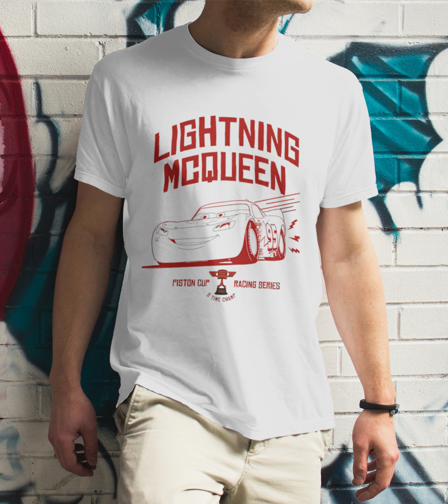 Lightning McQueen 95 Piston Cup Racing Series Winner T-Shirt