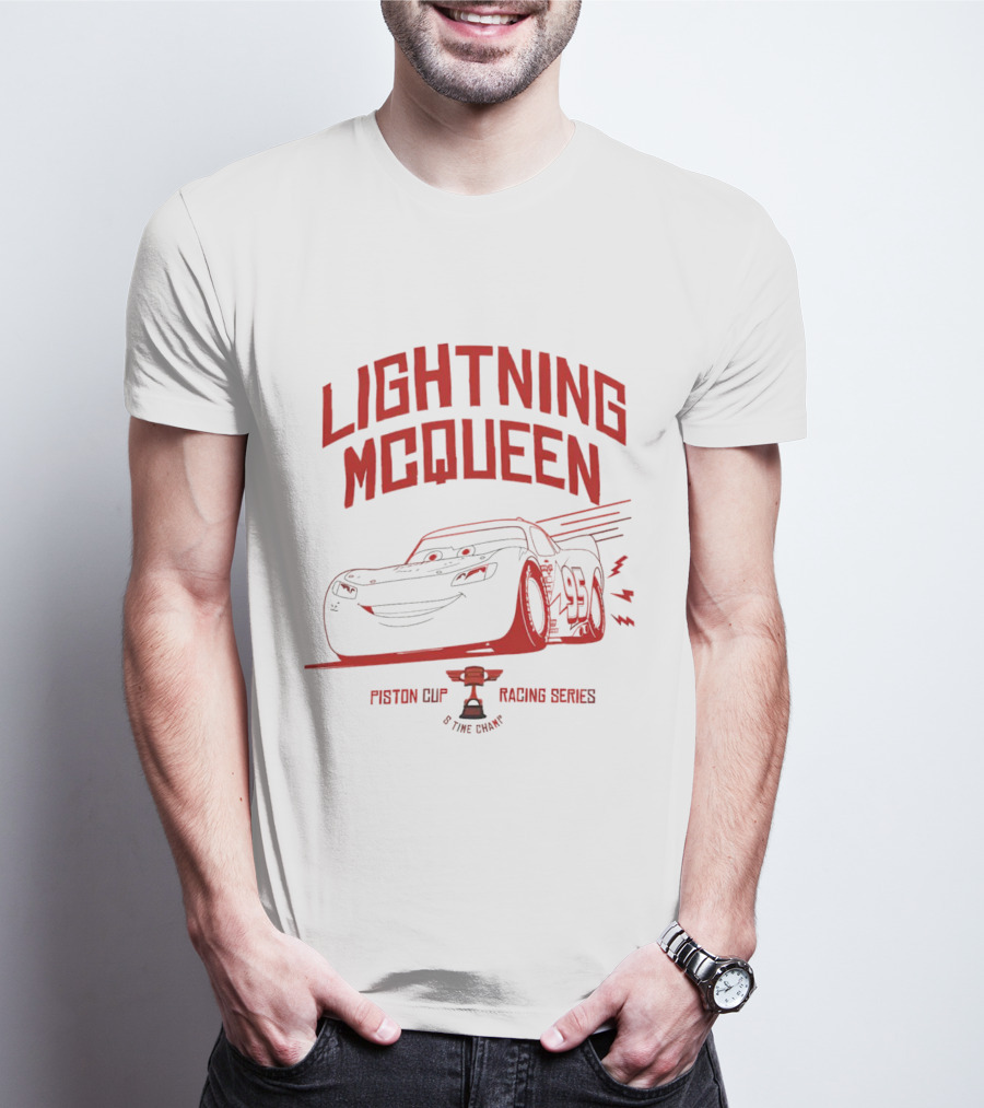 Lightning McQueen 95 Piston Cup Racing Series Winner T-Shirt