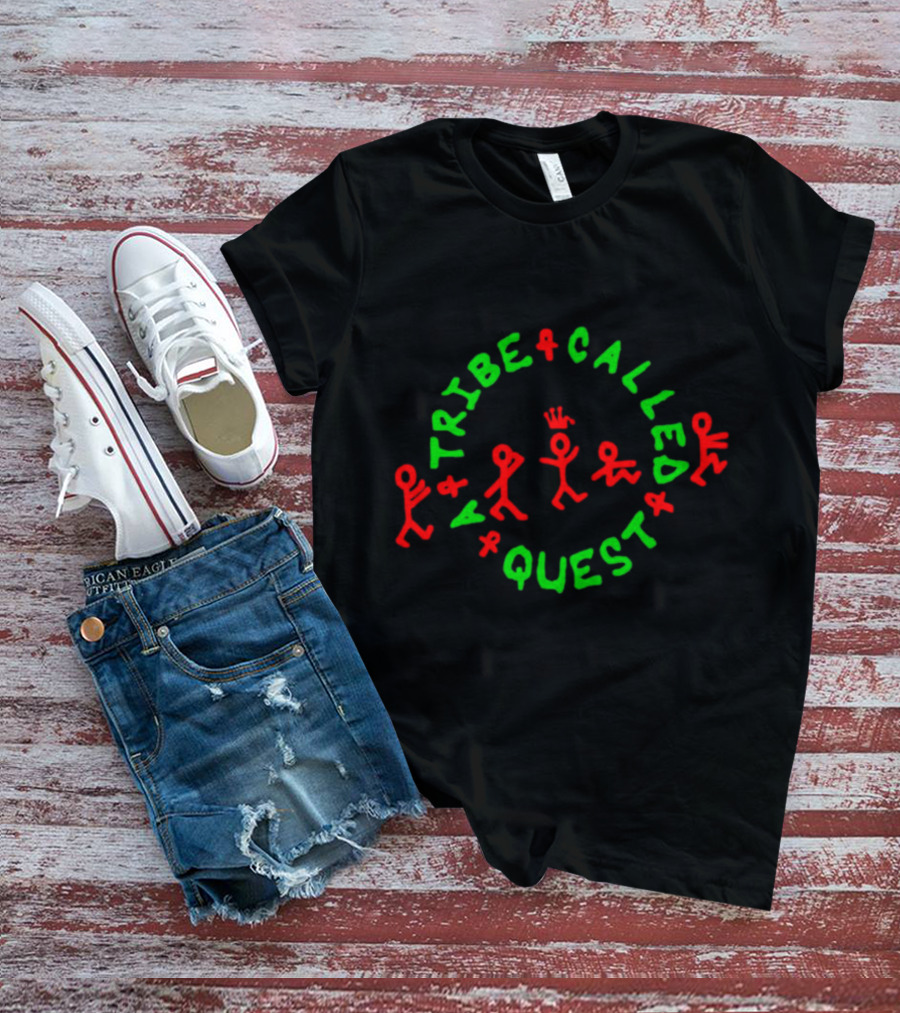 A Tribe Called Quest Old School Hip Hop Stick Figures T-Shirt