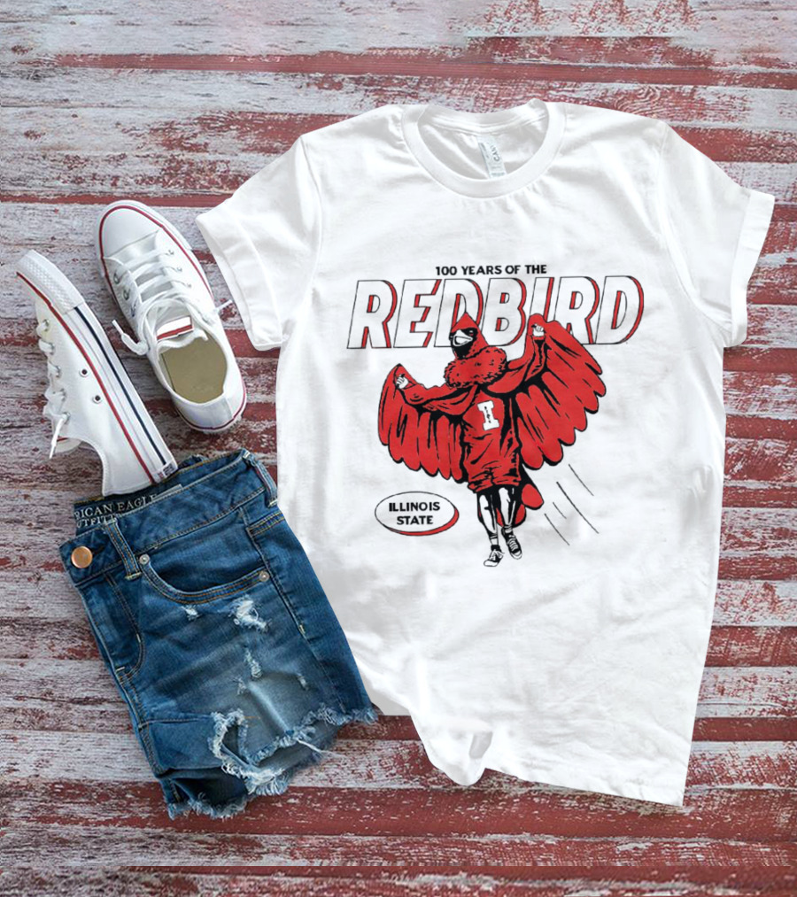 Illinois State Redbird 100 Years Of The Redbird T-Shirt