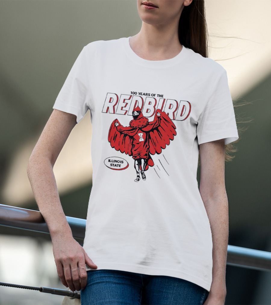 Illinois State Redbird 100 Years Of The Redbird T-Shirt