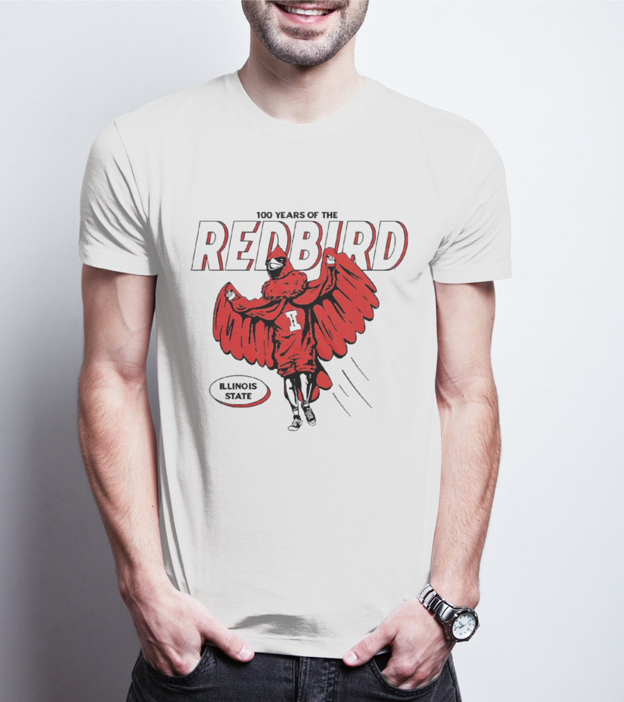 Illinois State Redbird 100 Years Of The Redbird T-Shirt