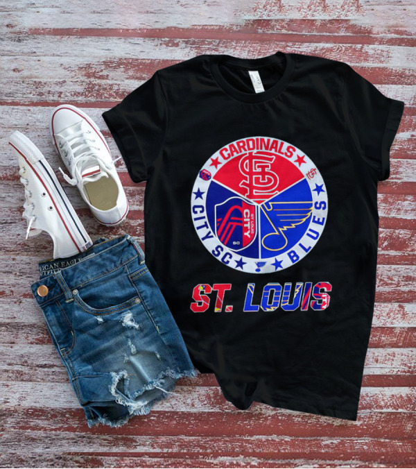 ST Louis Cardinals City SC Blues T-Shirt