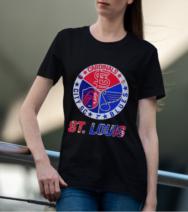 ST Louis Cardinals City SC Blues T-Shirt